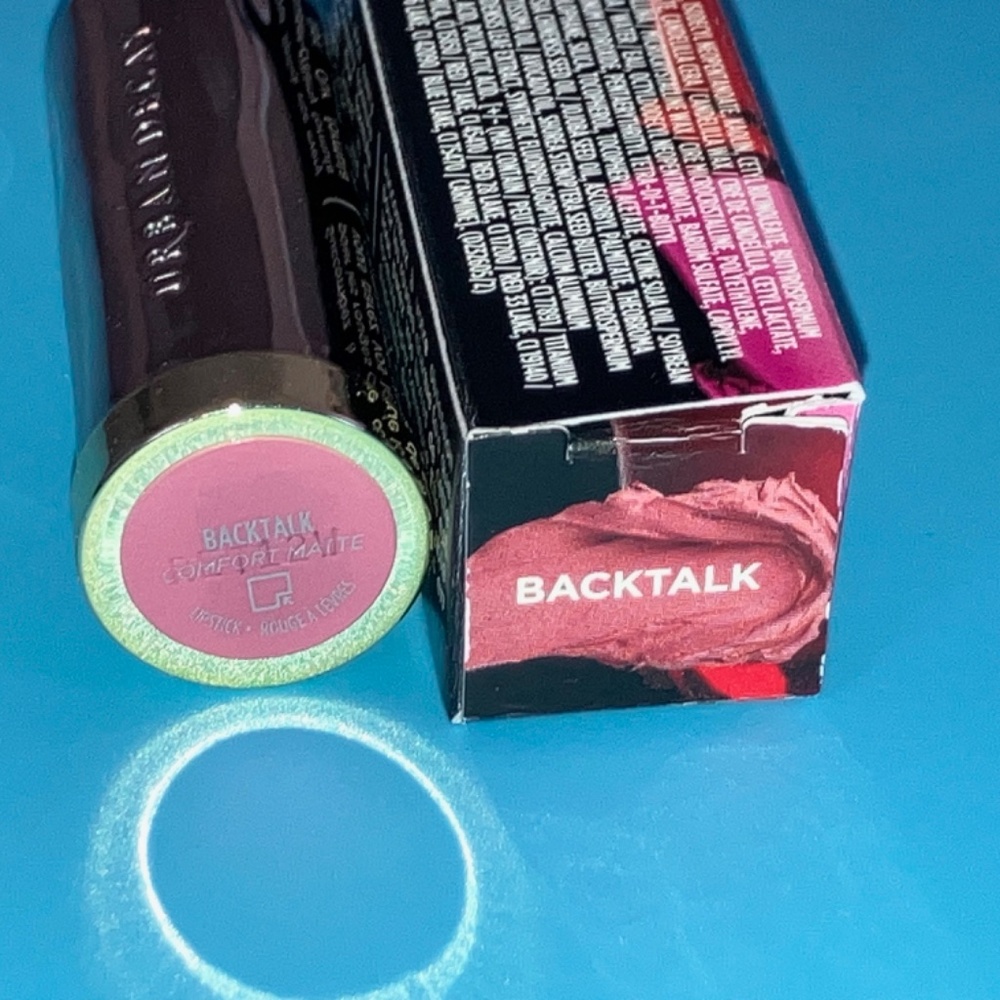 💎 Free w/$45 - BACKTALK Urban Decay Vice Lipstick Comfort Matte Travel Mini - Picture 13 of 14